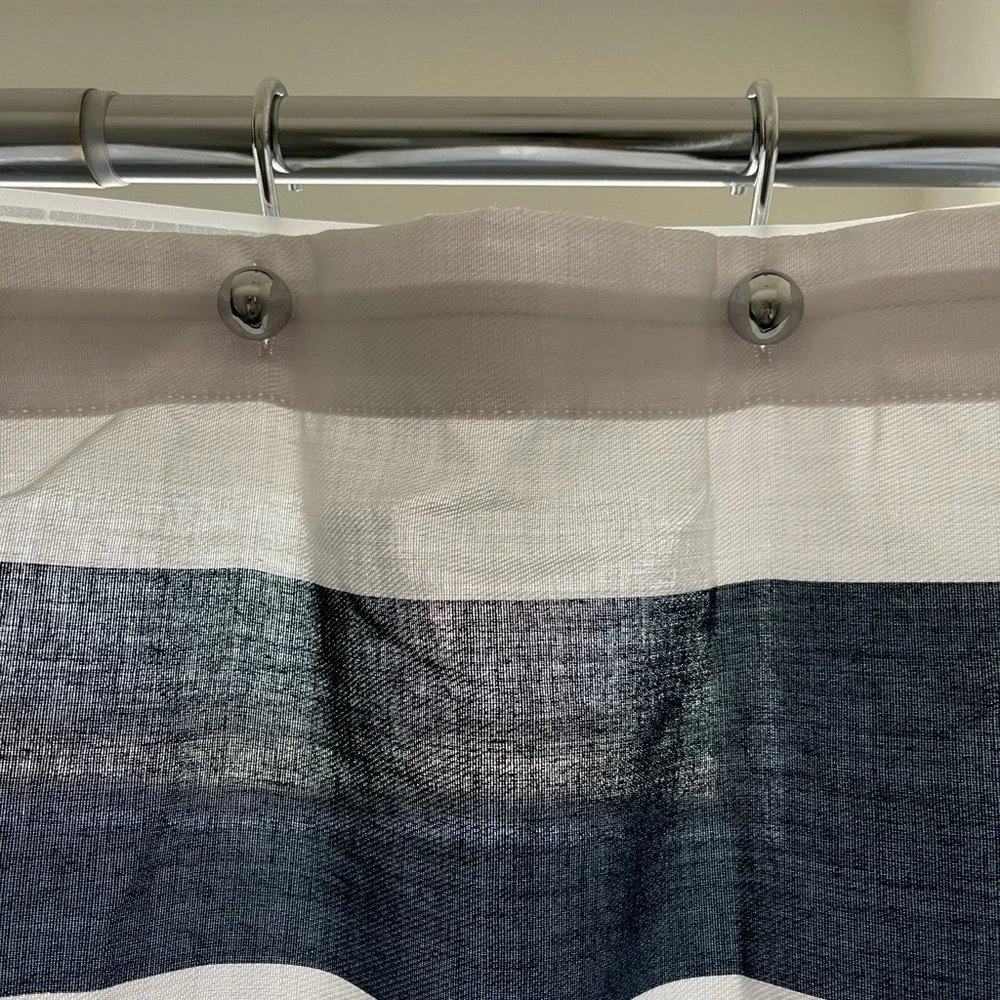 shower curtain & hooks